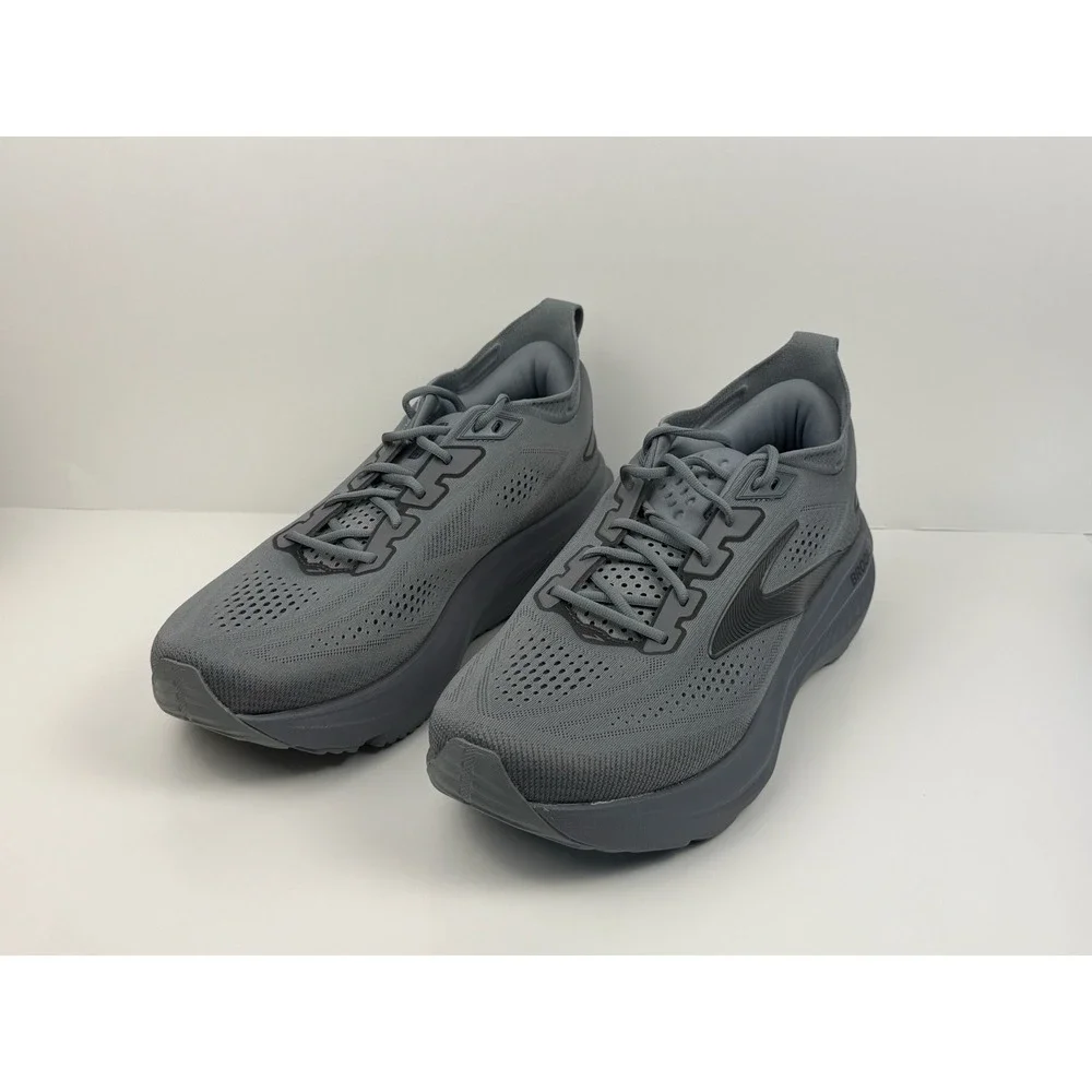 Brooks Glycerin 23 Running Shoes Men's Size 9 2E Wide Grey/Blackened Pearl/Black